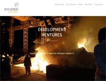 Tablet Screenshot of developmentventures.net